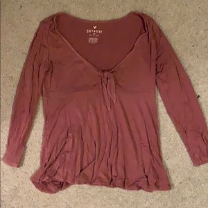 tie in front soft & sexy shirt